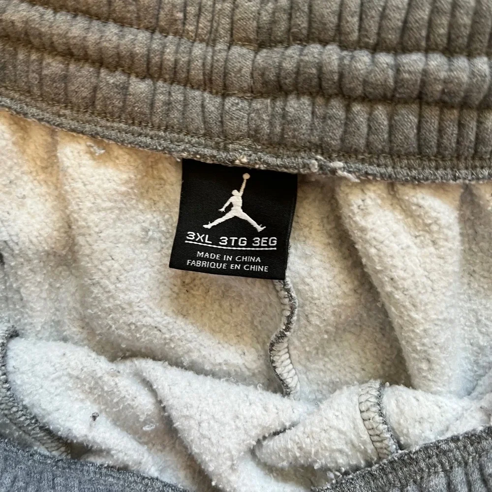 Jordan Jumpman Air Gray Speckled Fleece Jogger Sweatpants Mens 3XL